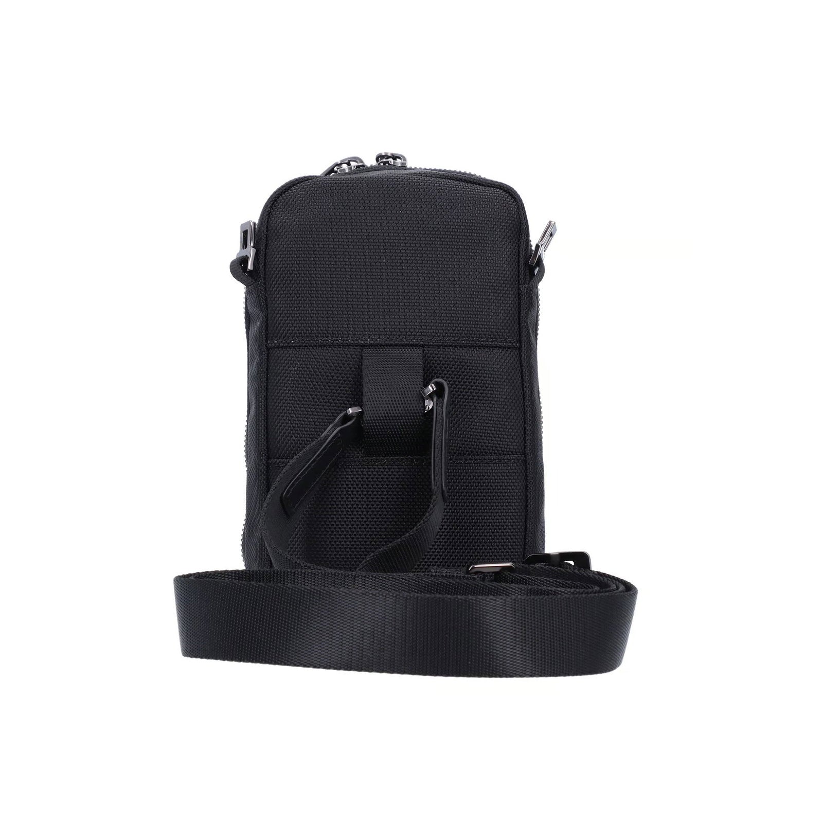 Piquadro, Brief 2, Nylon And Leather, Textile Crossbody Bag, Black, CA5485BR2, For Men - view 2