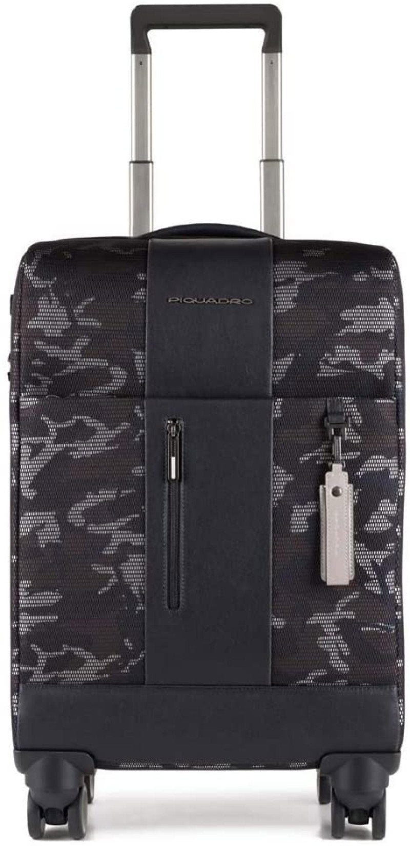 Piquadro, Four-Wheel, Cabin Textile Trolley, Camouflage
