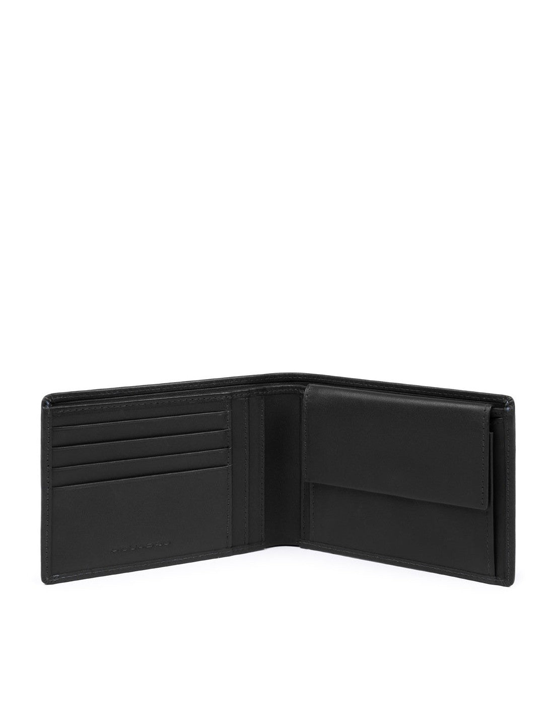 Piquadro, Obidos, Leather Wallet, Slim, PU257W110R-N, Black, For Men