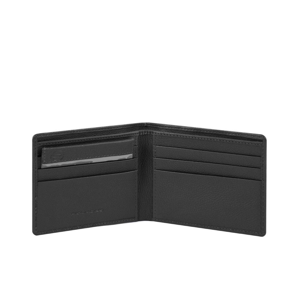 Piquadro, Akron, Leather Wallet, PU3891AOR-N, Black, For Men