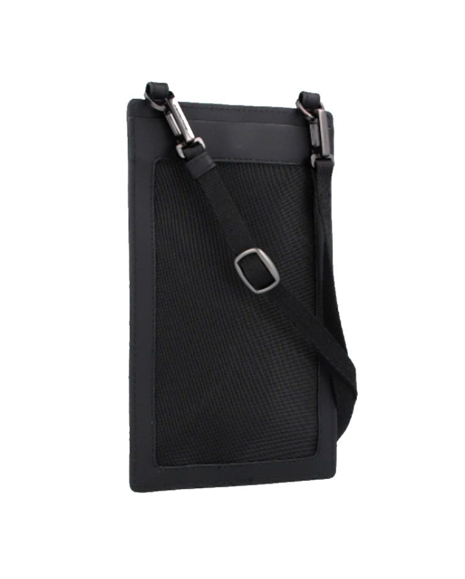 Piquadro, Tasche, Leather Crossbody Bag, Black, 11.5 x 19 x 2 cm, For Women
