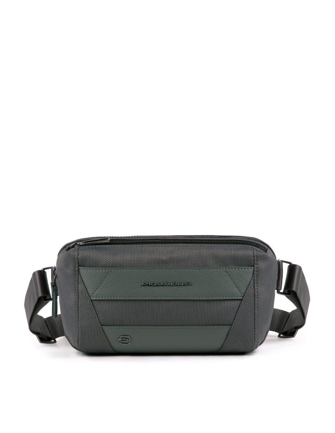Piquadro, Trakai, Textile Fanny Pack, Grey, 27 x 14.5 x 7.5 cm, For Men
