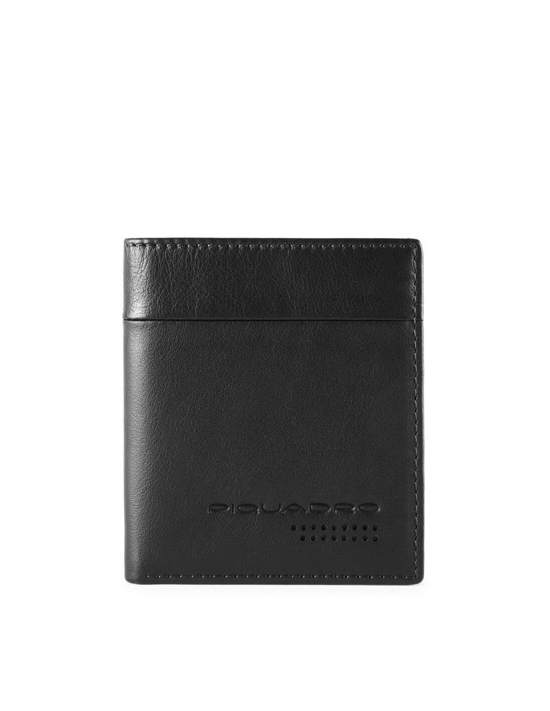 Piquadro, Urban, Leather Wallet, Credit Card Case, Black, For Men