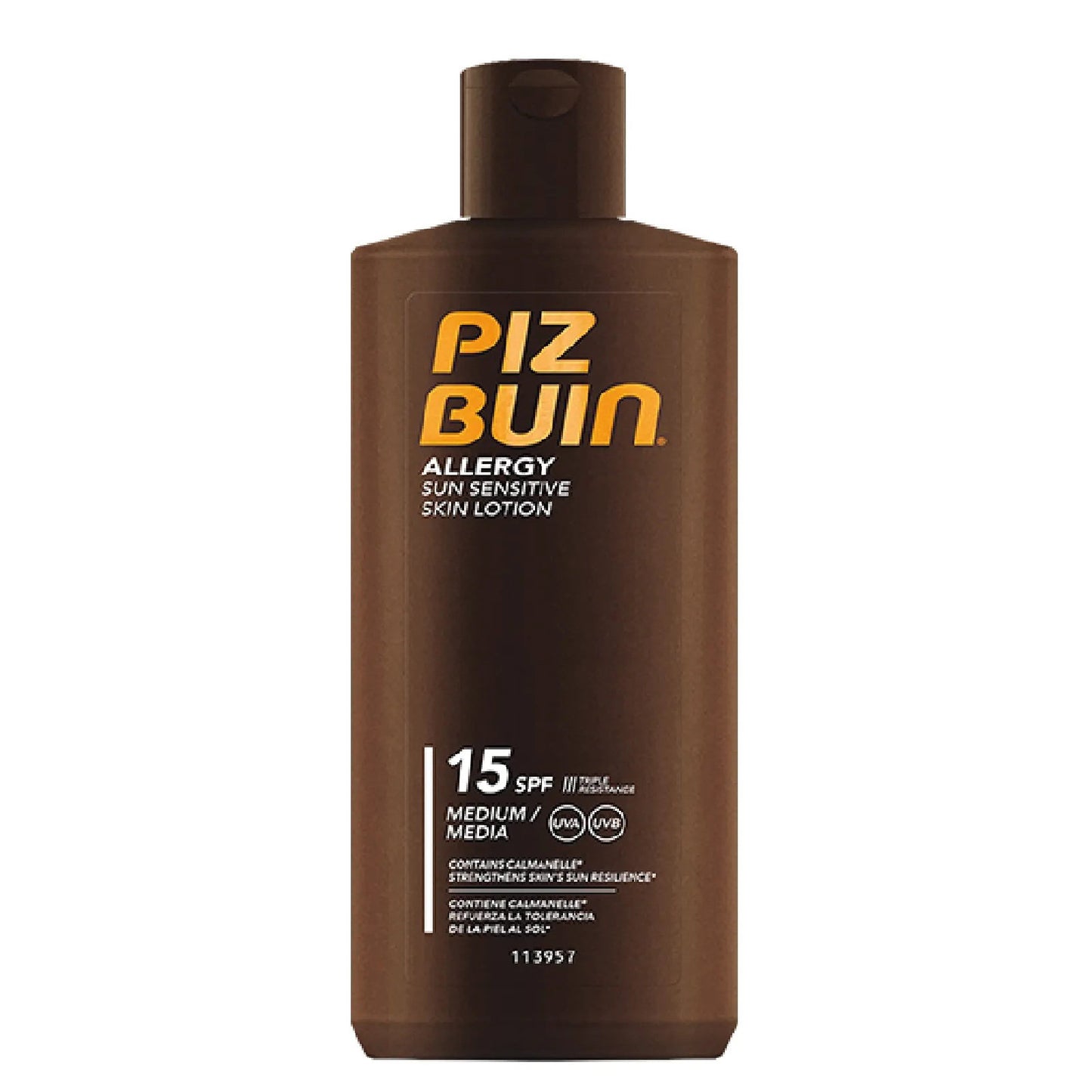 Piz Buin, Allergy, Sun Protection, Sunscreen Lotion, SPF 15, UVA/UVB protection, 200 ml