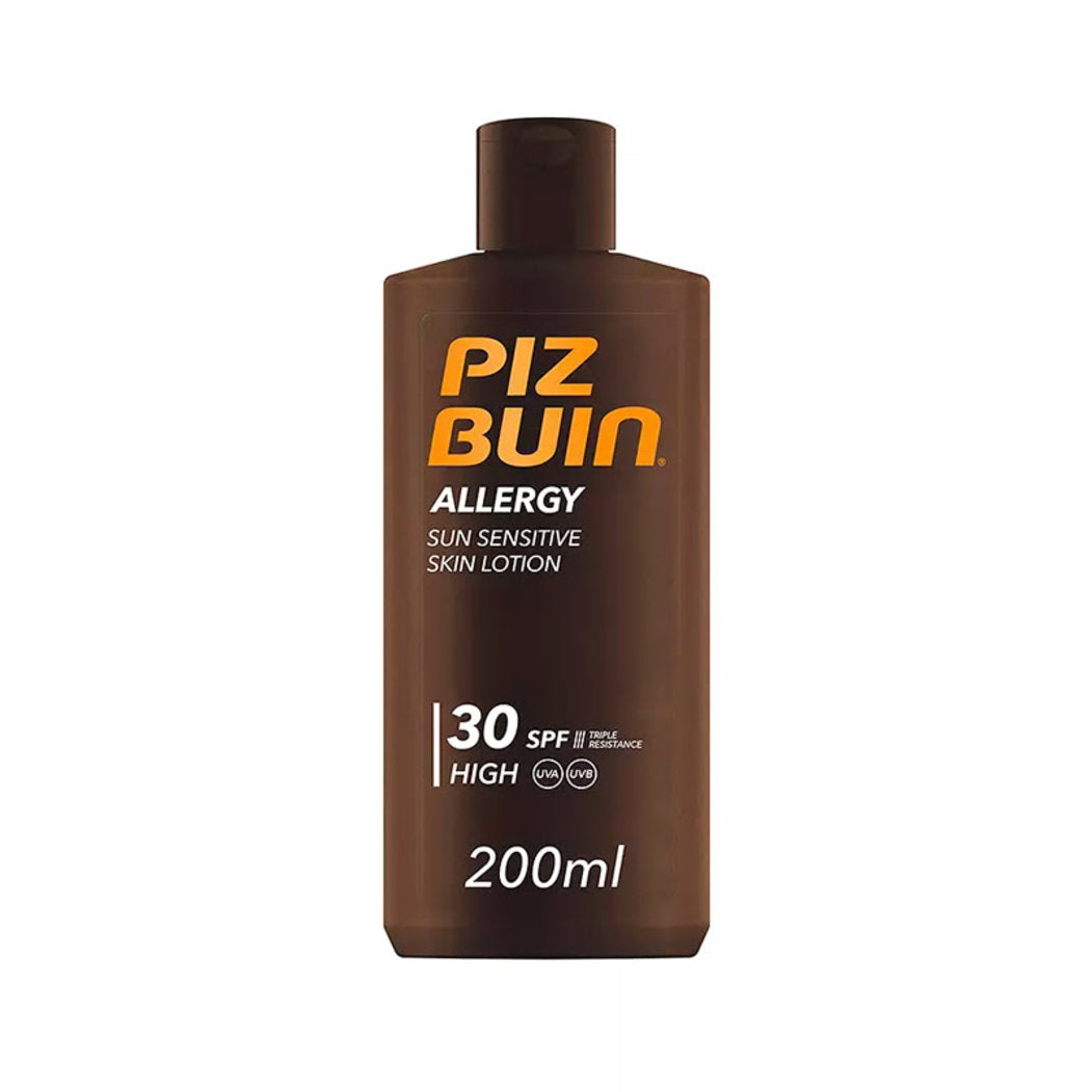 Piz Buin, Allergy, Sun Protection, Sunscreen Lotion, SPF 30, UVA & UVB, 200 ml