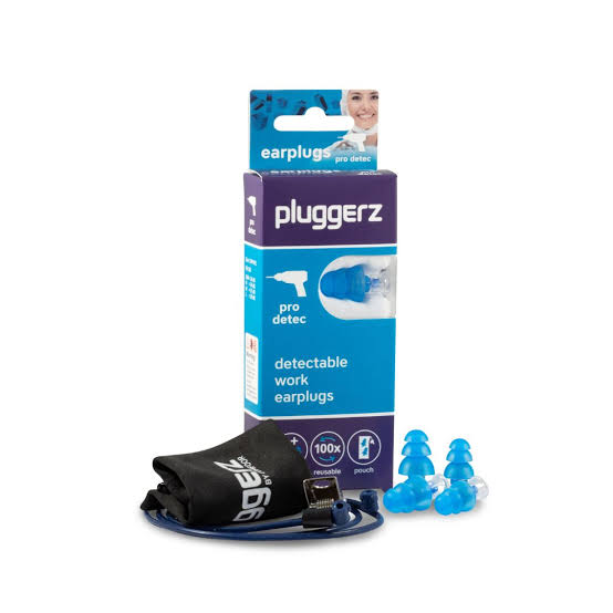 Pluggerz, Pro, Earplugs, Blue, 4 pcs