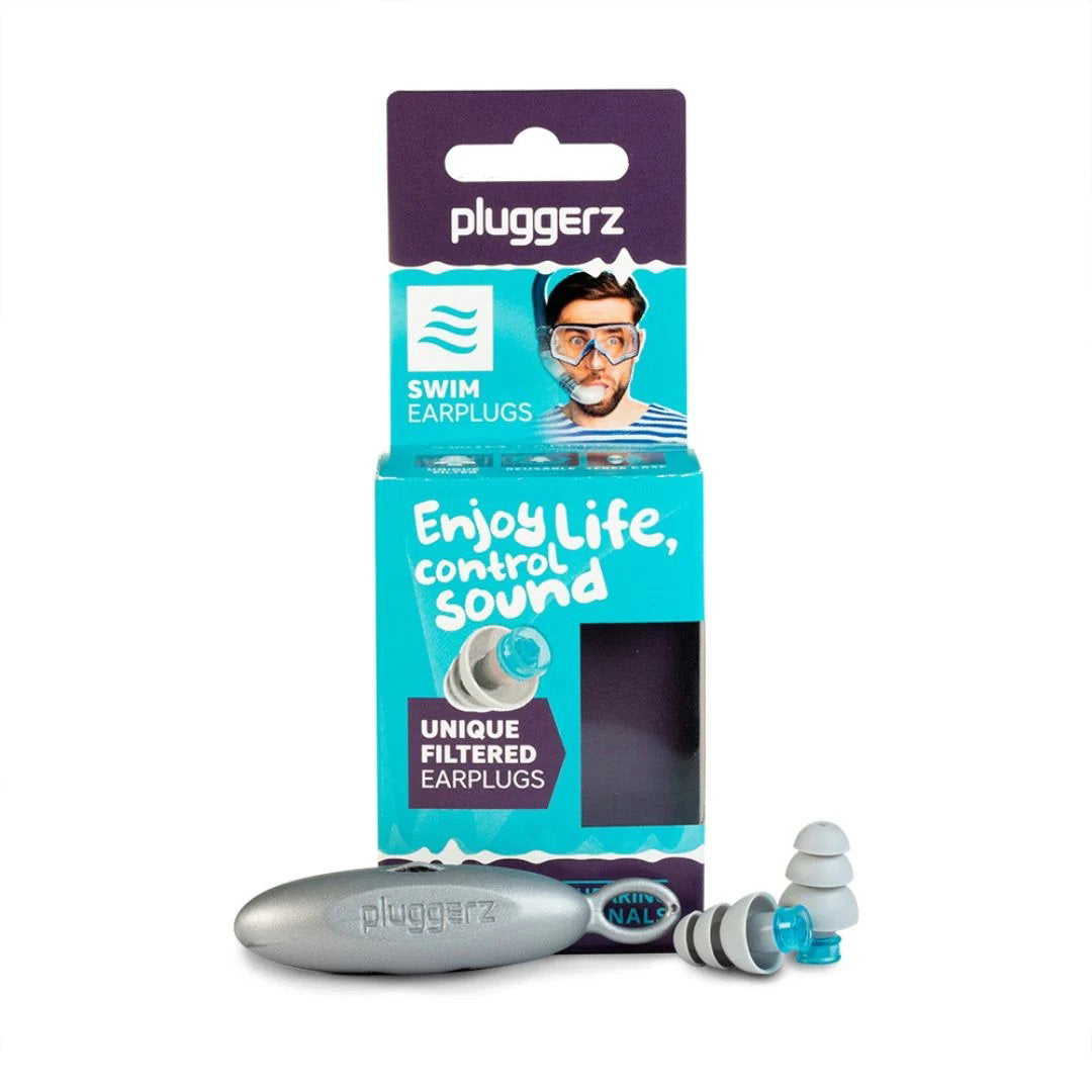 Pluggerz, Water, One Size, Adults, Swimming Earplugs, Swimming Earplugs