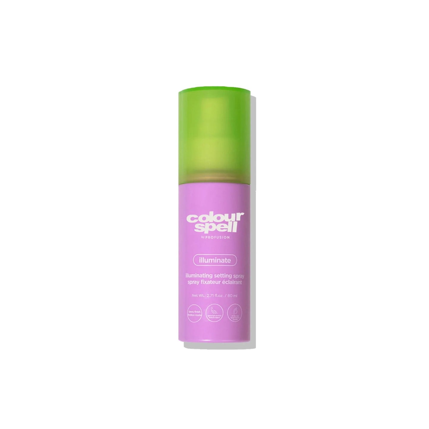 Profusion Cosmetics, Colour Spell, Illuminating, Makeup Fixer Spray, 80 ml