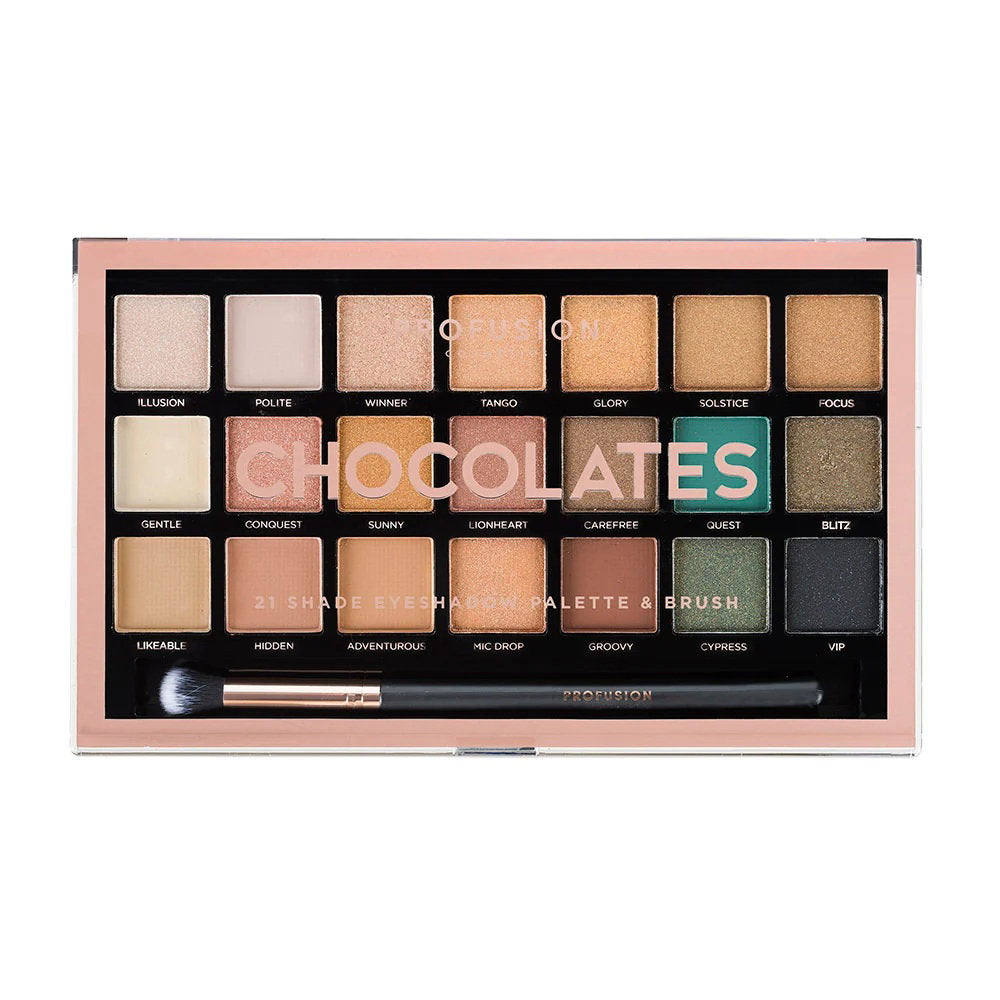 Profusion, Chocolates, Eyeshadow Palette, 21 Shades, 245 g