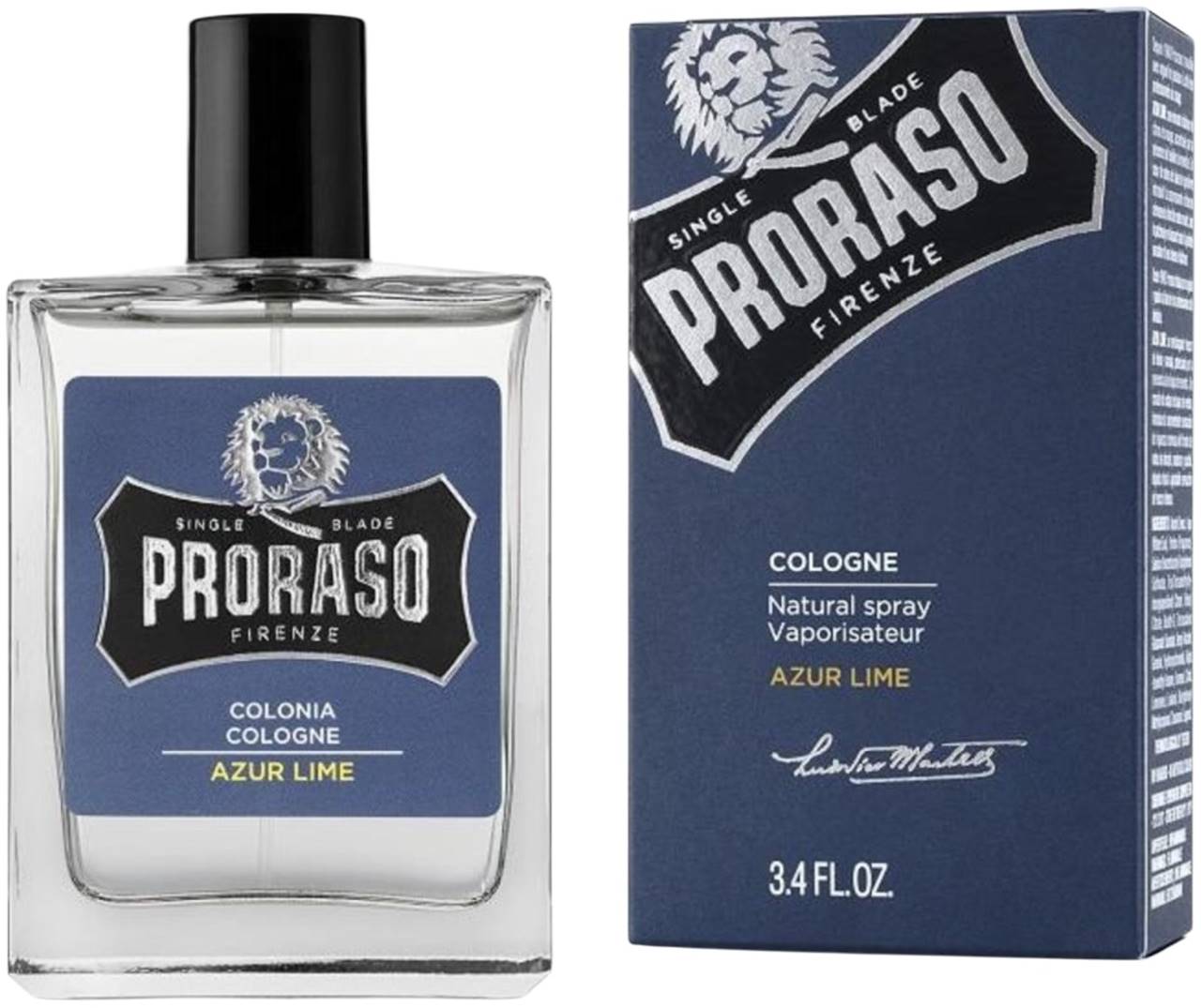 Proraso, Azur Lime, Eau De Cologne, For Men, 100 ml