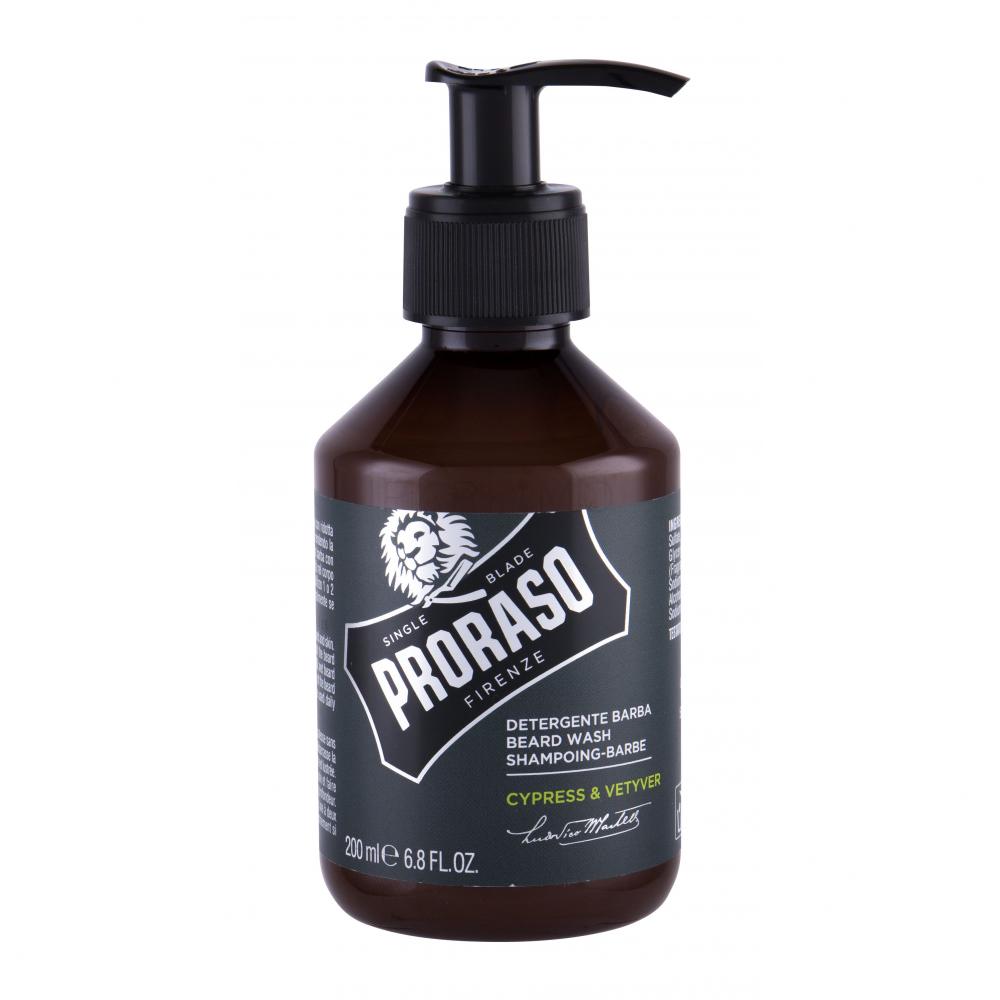 Proraso, Cypress & Vetyver, Beard Shampoo, Cleansing, 200 ml