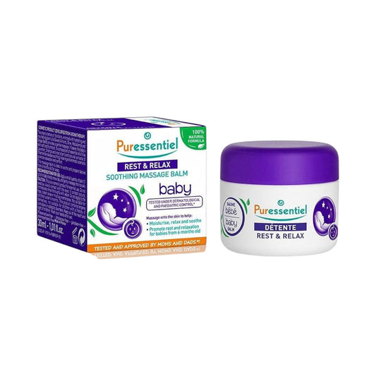Puressentiel, Baby - Rest & Relax, Essential Oils, Soothing & Moisturizing, Body Balm, All Over The Body, 30