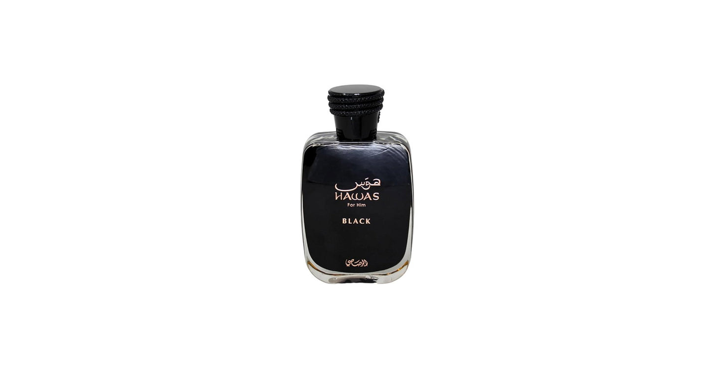 Rasasi, Hawas Black, Eau De Parfum, For Men, 100 ml