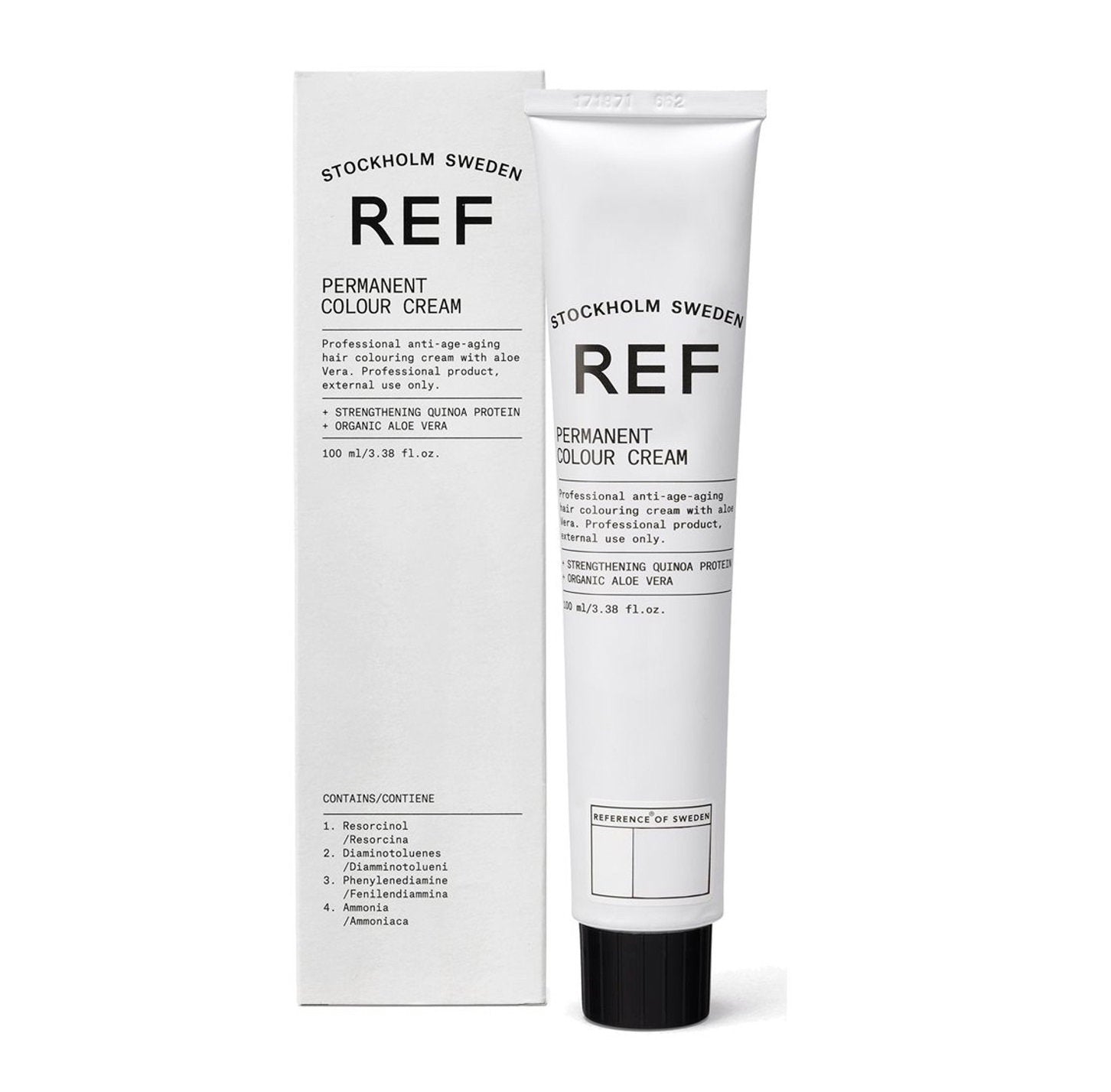 Ref Stockholm, Permanent Colour, Vegan, Permanent Hair Dye, 3.0 Dark Brown, 100 ml - view 2