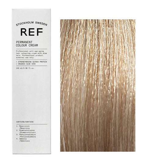 Ref Stockholm, Permanent Colour, Vegan, Permanent Hair Dye, 10.21 Extra Light Pearl Ash Blonde, 100 ml