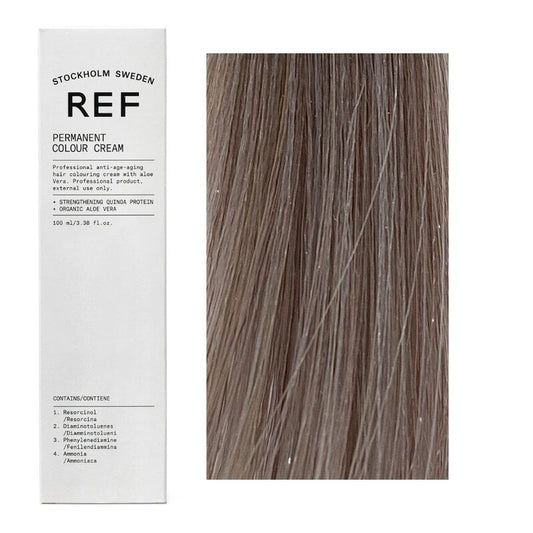 Ref Stockholm, Permanent Colour, Vegan, Permanent Hair Dye, 12.11 Light Khaki Blonde, 100 ml