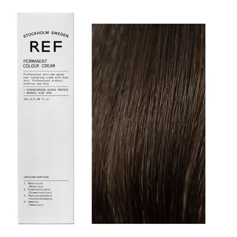 Ref Stockholm, Permanent Colour, Vegan, Permanent Hair Dye, 5.0 Light Brown, 100 ml - view 2