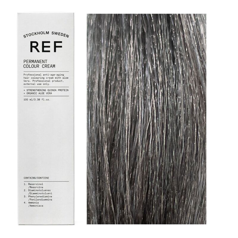 Ref Stockholm, Permanent Colour, Vegan, Permanent Hair Dye, 7.11 Medium Light Smoky Ash, 100 ml