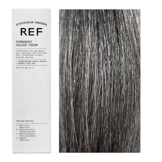 Ref Stockholm, Permanent Colour, Vegan, Permanent Hair Dye, 7.11 Medium Light Smoky Ash, 100 ml