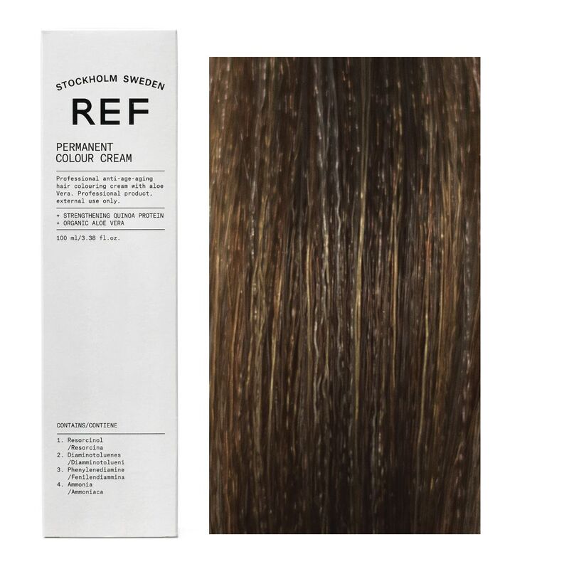Ref Stockholm, Permanent Colour, Vegan, Permanent Hair Dye, 7.31 Golden Ash Blonde, 100 ml - view 2