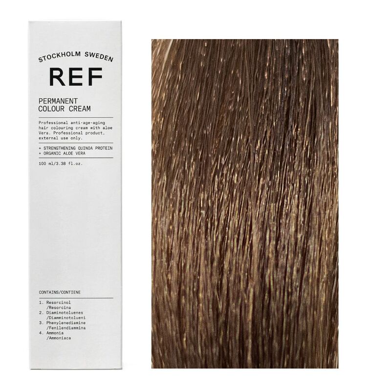 Ref Stockholm, Permanent Colour, Vegan, Permanent Hair Dye, 8.035 Cappuccino, 100 ml - view 2