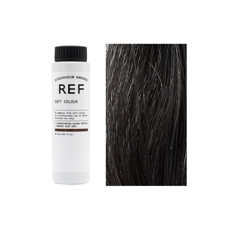 Ref Stockholm, Soft Colour, Vegan, Demi-Permanent Hair Dye, 4.11 Darkest Cool Ash, 50 ml - view 2