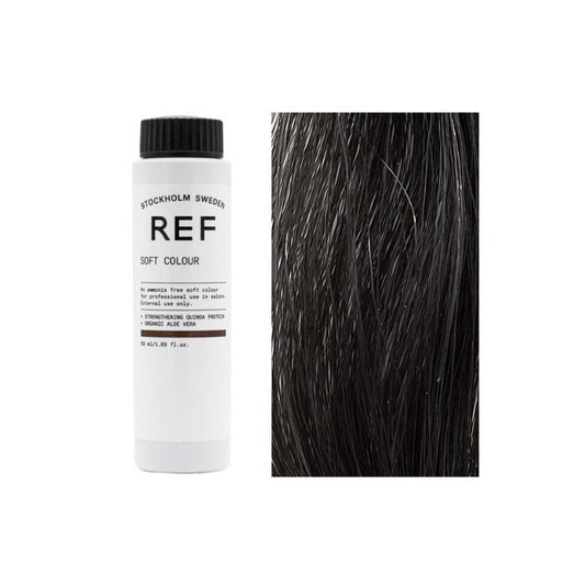 Ref Stockholm, Soft Colour, Vegan, Demi-Permanent Hair Dye, 4.11 Darkest Cool Ash, 50 ml