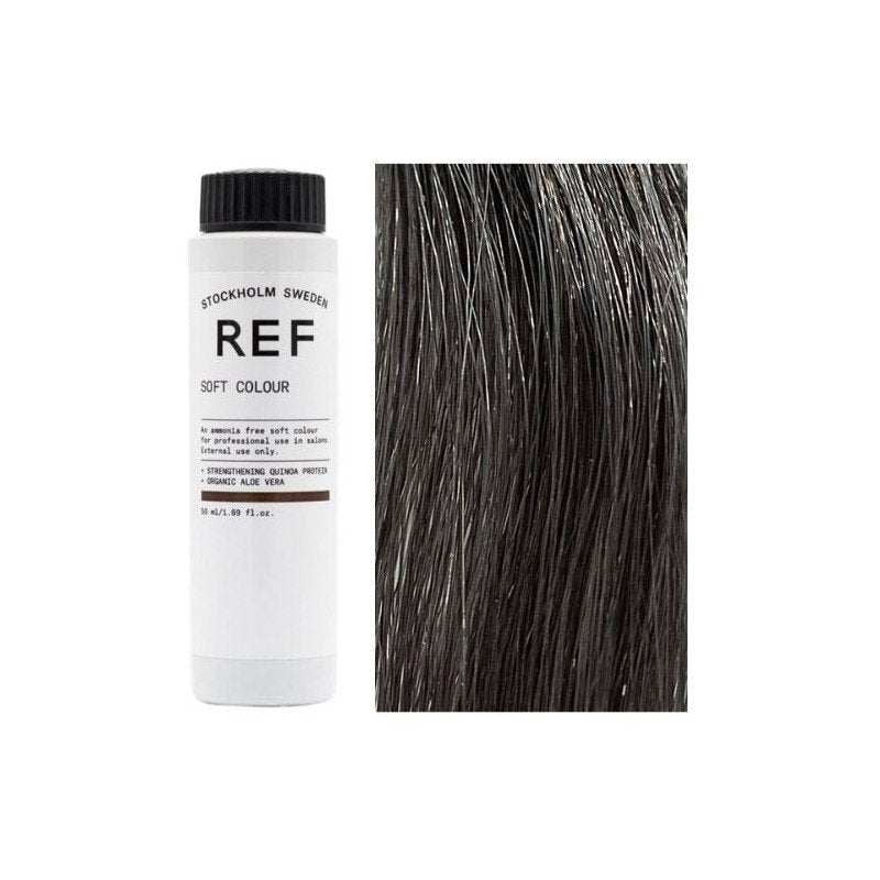 Ref Stockholm, Soft Colour, Vegan, Demi-Permanent Hair Dye, 6.11 Medium Cool Ash, 50 ml - view 2