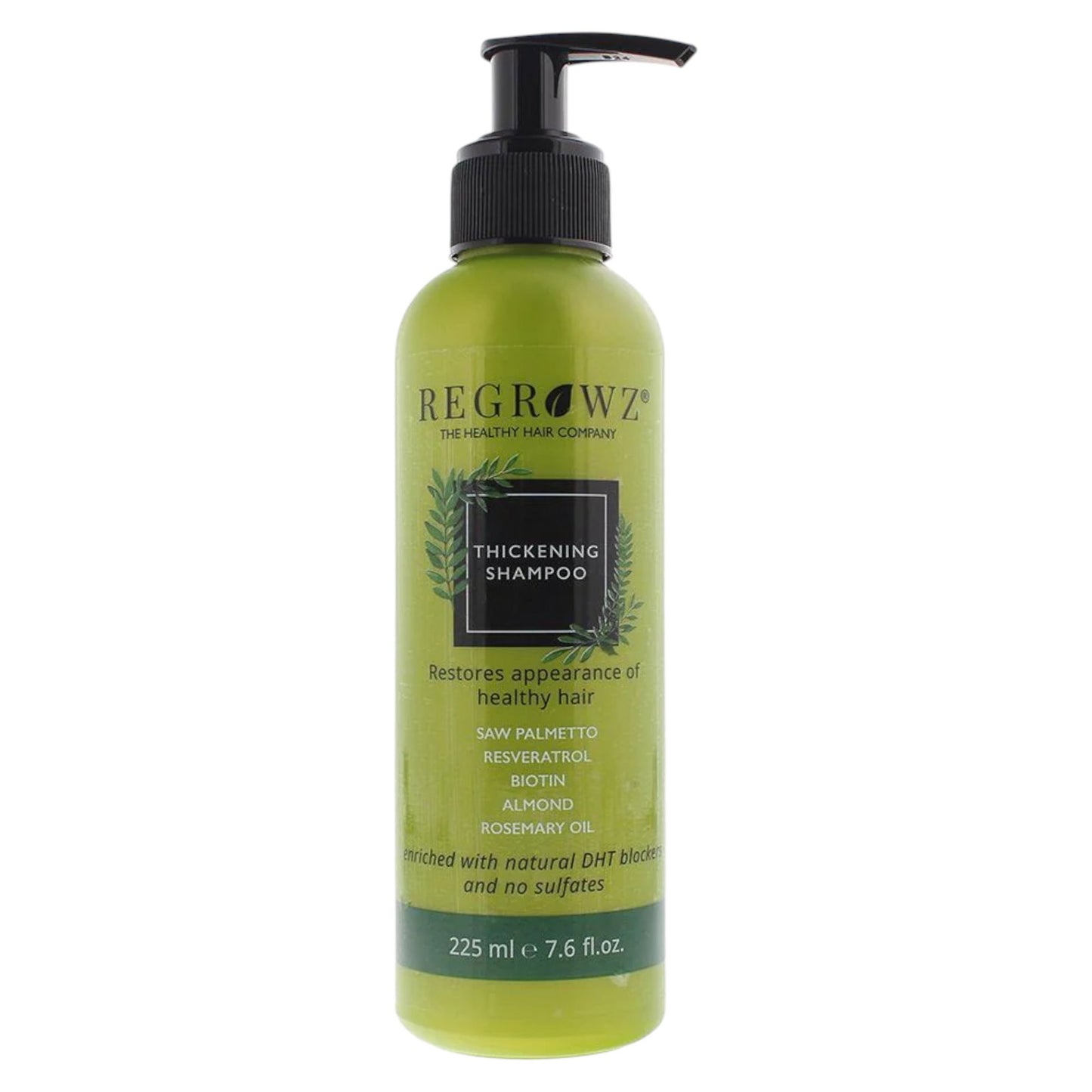 Regrowz, Thickening Shampoo, Hair Shampoo, Thickening, 225 ml