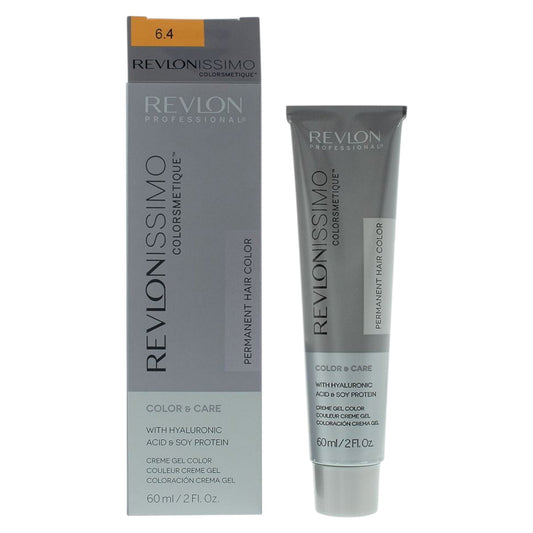 Revlon, Colorsmetique, KER-HA Complex™, Permanent Hair Dye, 6.4 Dark Copper Blonde, 60 ml