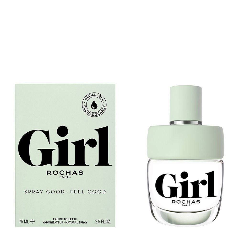 Rochas, Girl, Eau De Toilette, For Women, Refillable, 75 ml