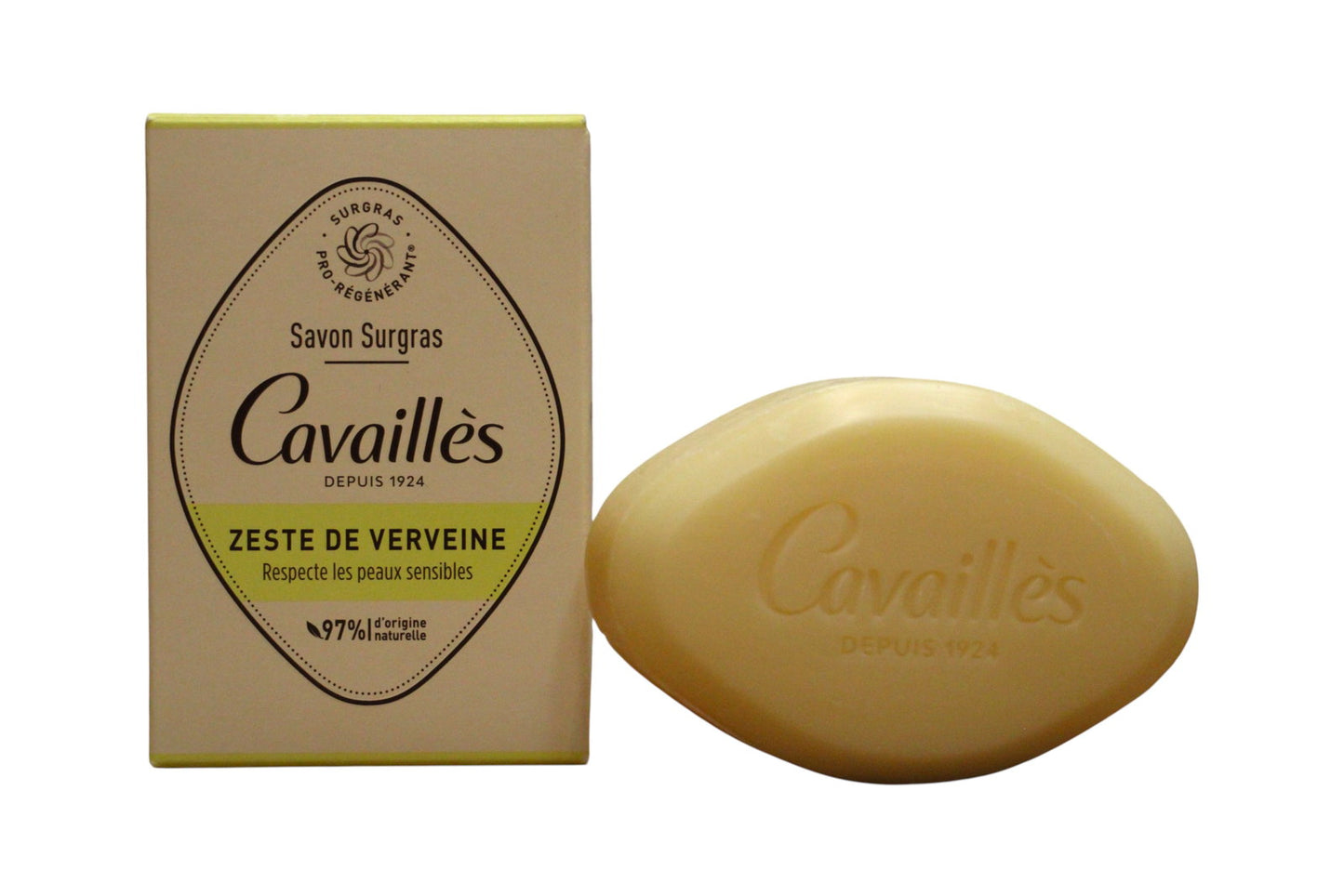 Roge Cavailles, Verbena, Regenerating, Soap Bar, 100 g