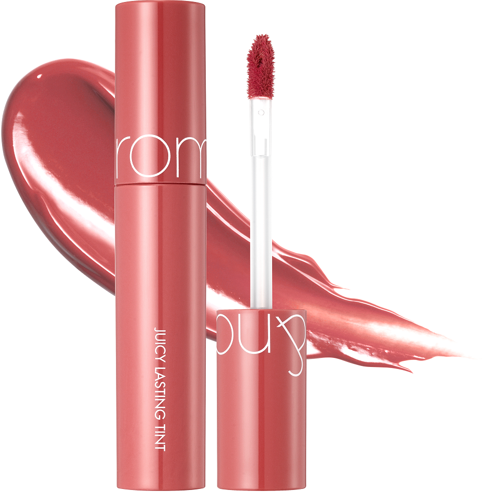 Rom&nd, Juicy Lasting Tint, Liquid Lipstick, 11, Pink Pumpkin, 5.5 ml