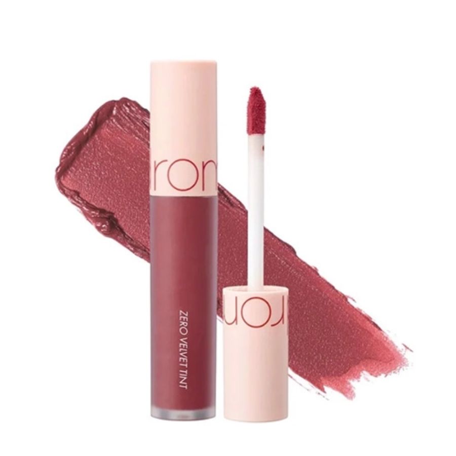 Rom&nd, Zero Velvet Tint, Liquid Lipstick, Liquid Lipstick, 16, Burny Nude, 5.5 g