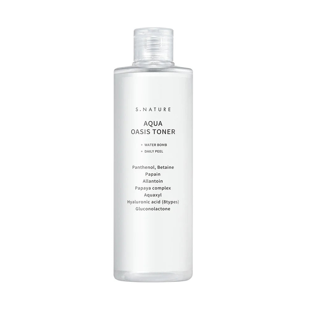 S.Nature, Aqua Oasis, Intense Hydration, Tonic Lotion, For Face, 300 ml