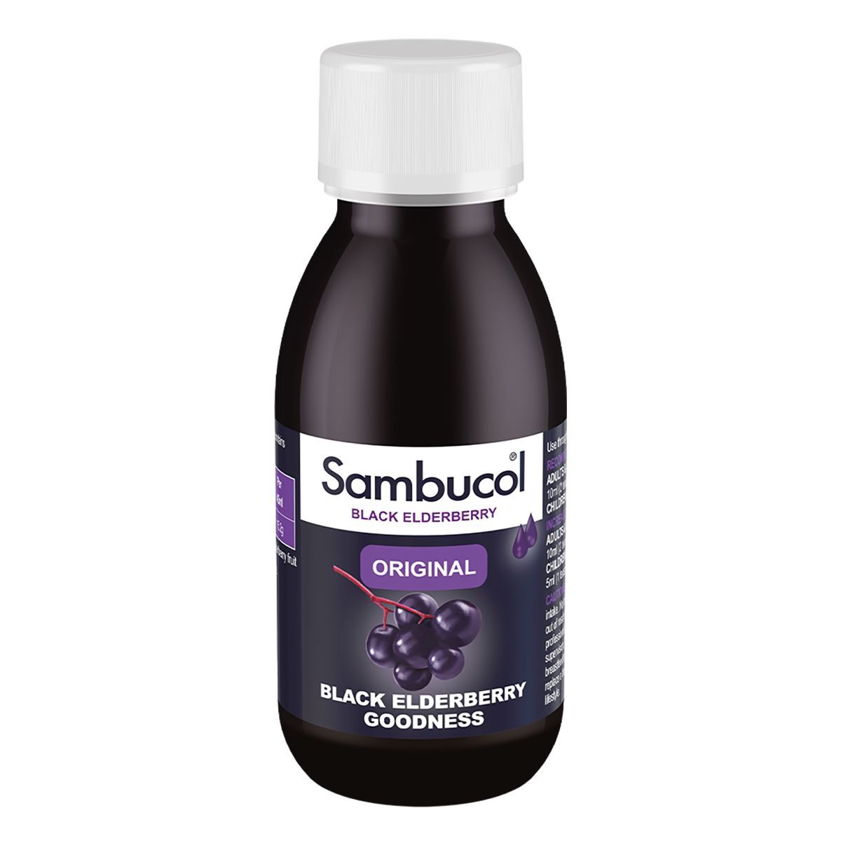Sambucol, Original, Black Eldeberry Extract, Support The Immune System, Syrup, 120 ml