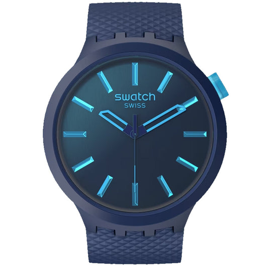 Swatch Men's Big Bold Essentials Indigo Glow