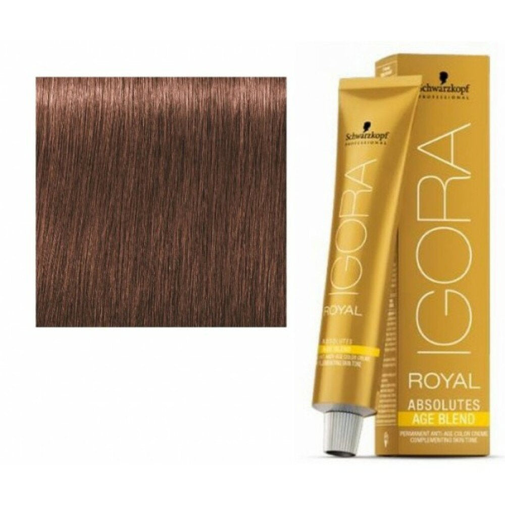 Schwarzkopf Professional, Igora Royal, Permanent Hair Dye, 6-580 Golden Red Chestnut, 60 ml - view 3