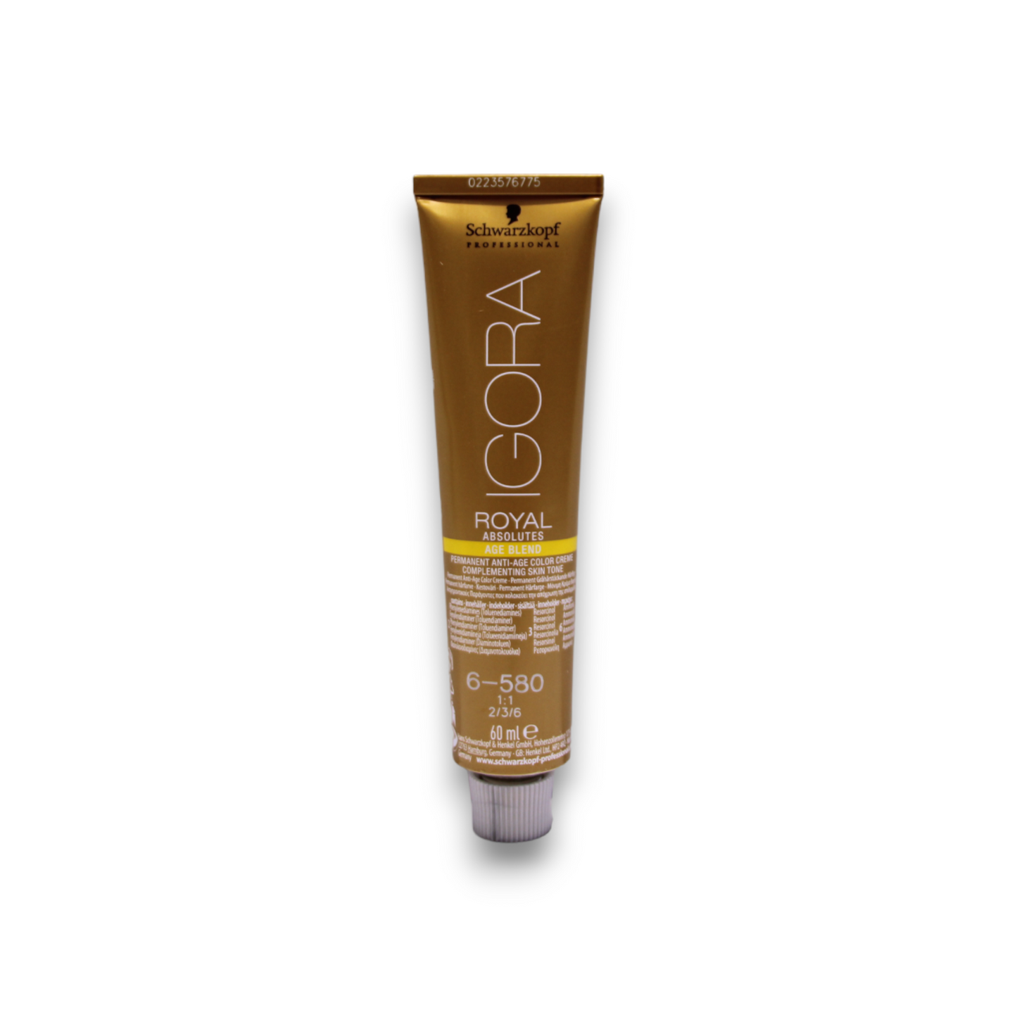 Schwarzkopf Professional, Igora Royal, Permanent Hair Dye, 6-580 Golden Red Chestnut, 60 ml - view 2