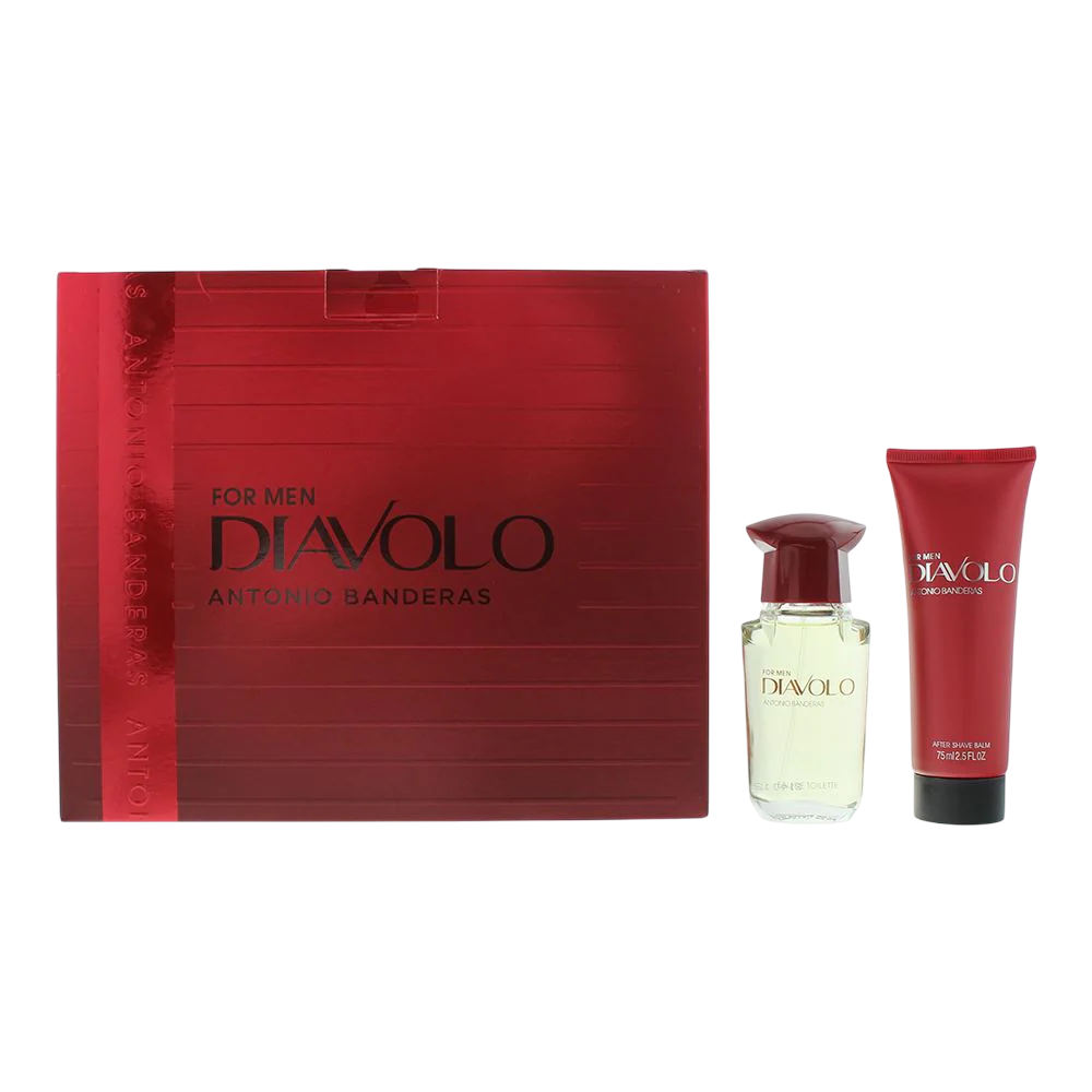 Set Antonio Banderas: Diavolo, Eau De Toilette, For Men, 50 ml + Diavolo, Calming, After-Shave Balm, 75 ml