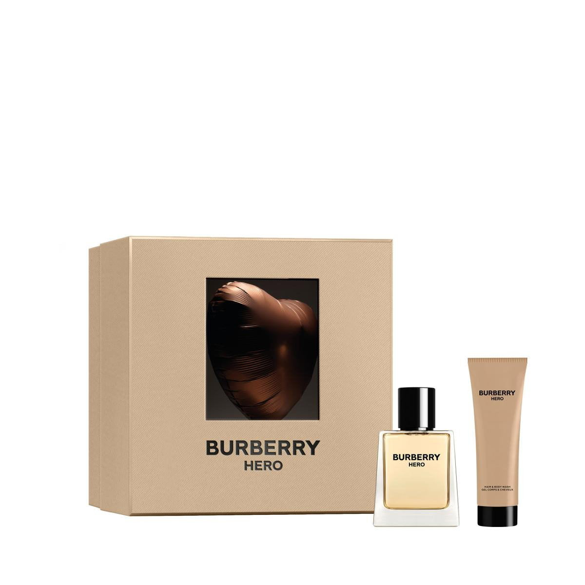 Set Burberry: Hero, Eau De Toilette, For Men, 50 ml + Hero, Shower Gel, For All Skin Types, 75 ml