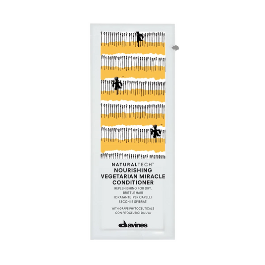 Set, Davines, NaturalTech Nourishing Vegetarian Miracle, Hair Conditioner, Hydrating, 12 pcs, 12 ml