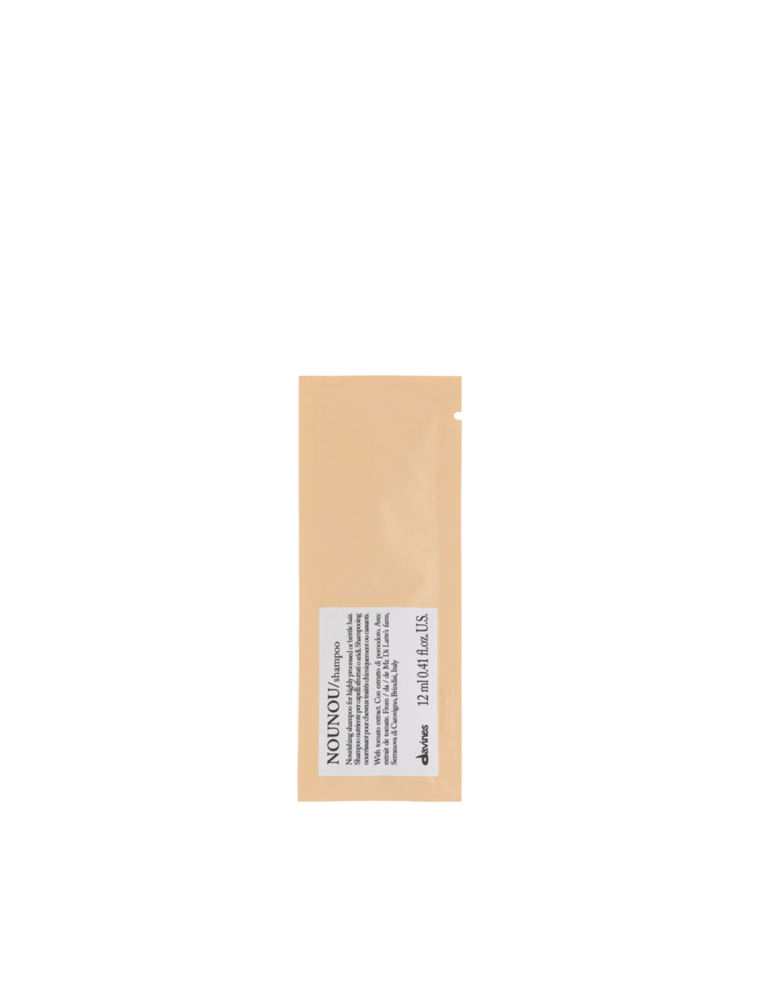 Set, Davines, Nounou, Hair Shampoo, Nourishing, 12 pcs, 12 ml
