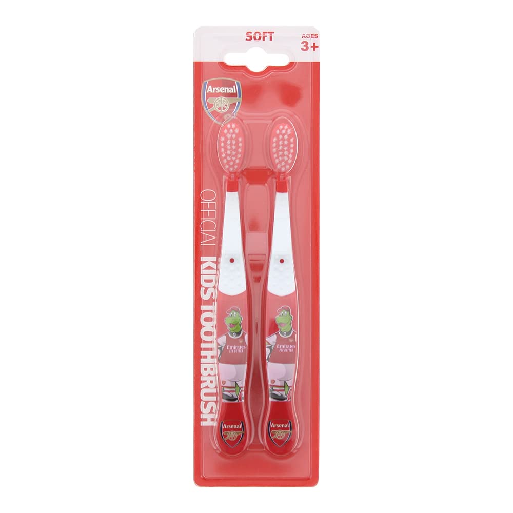 Set Duo, Epl, Arsenal, Toothbrush, Red, 2 pcs