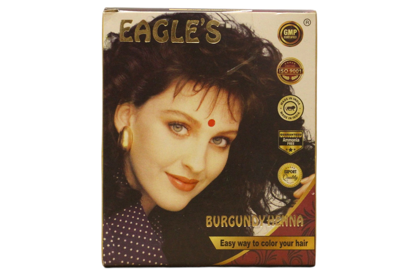 Set, Eagles, Henna Hair Color, Permanent Hair Dye,  Burgundy, 6 pcs, 10 g