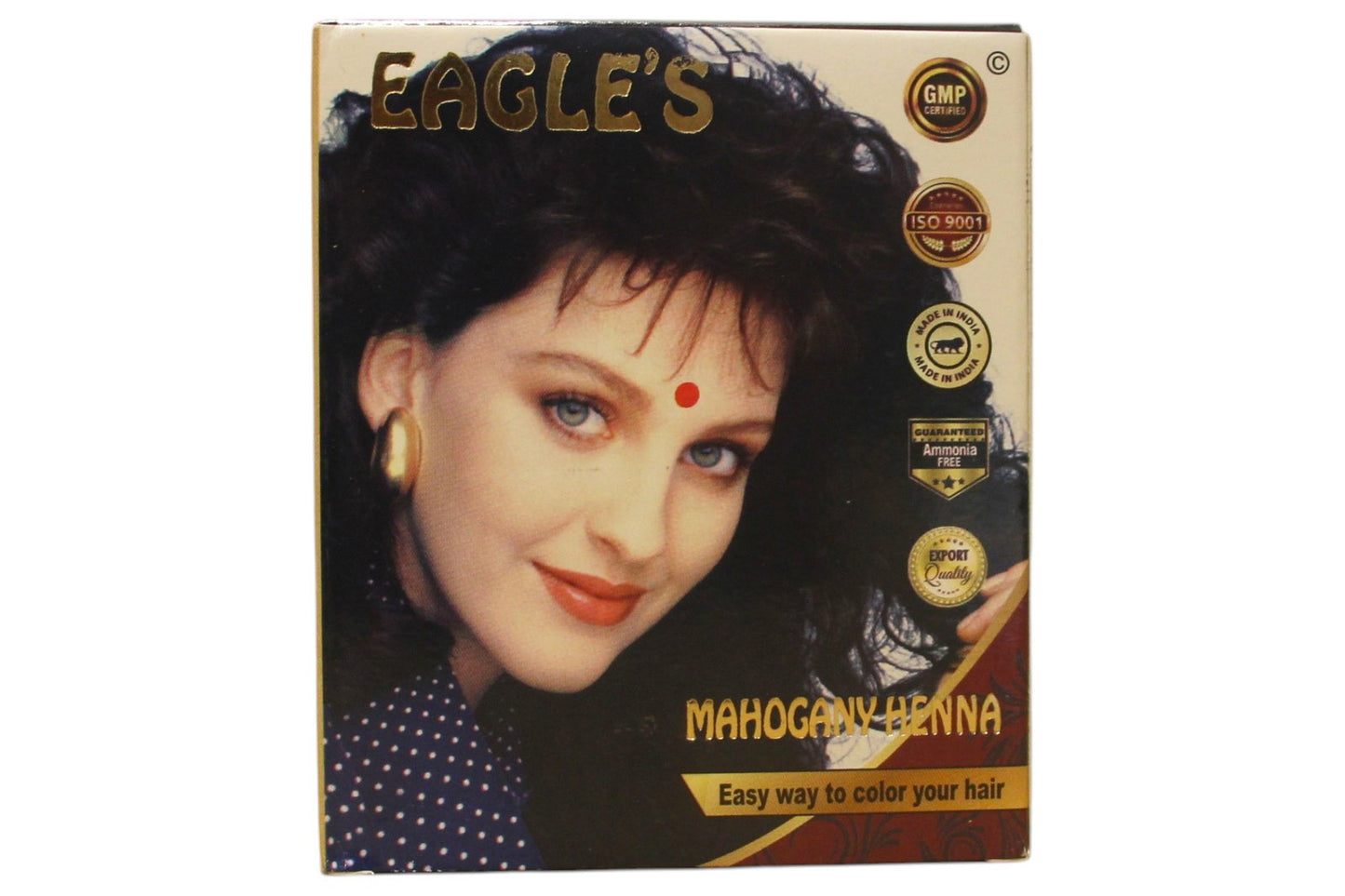 Set, Eagles, Henna Hair Color, Permanent Hair Dye,  Mahogany, 6 pcs, 10 g