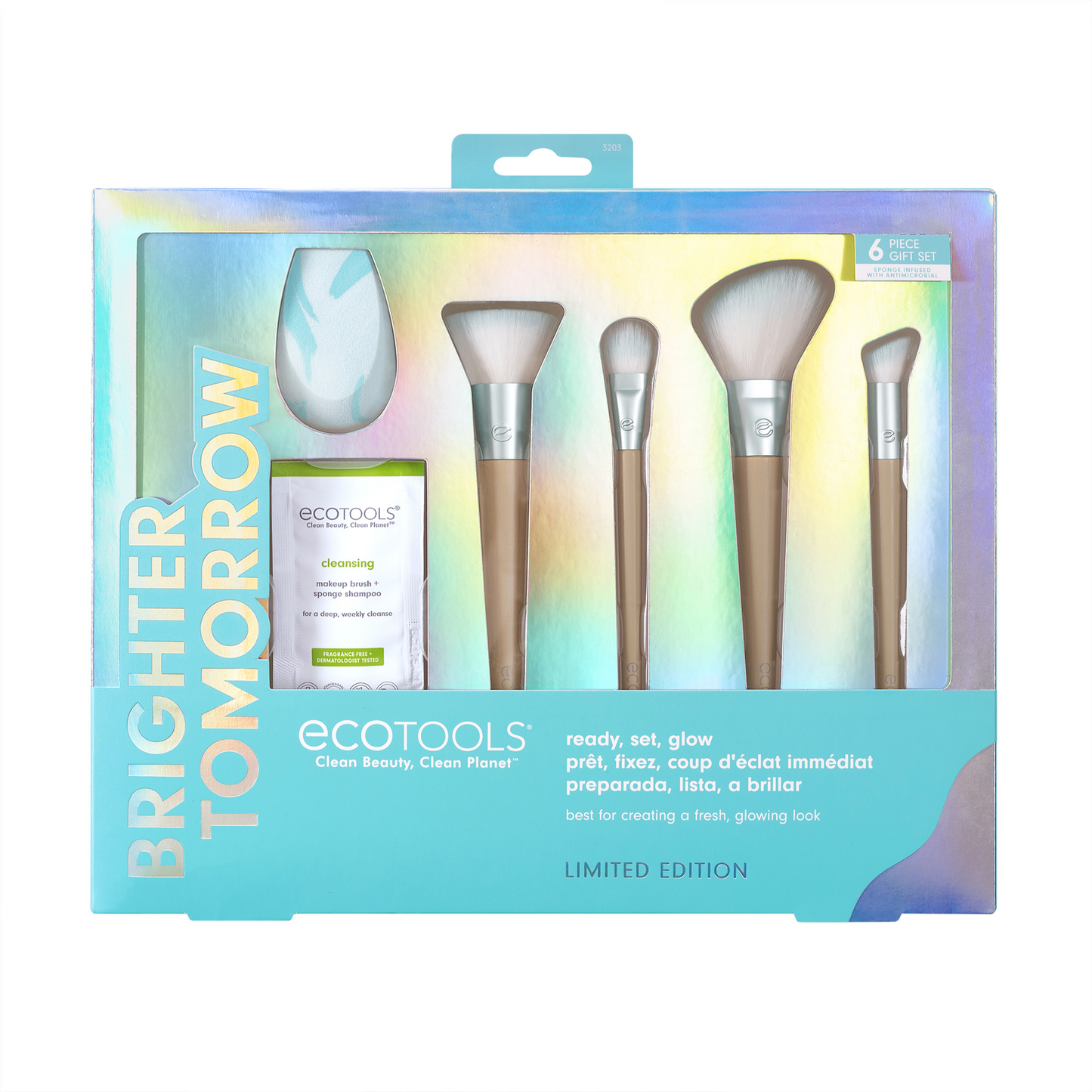 Brighter Tomorrow Set EcoTools: EcoTools, Blending, Foundation Brush + EcoTools, Blending, Concealer Brush +