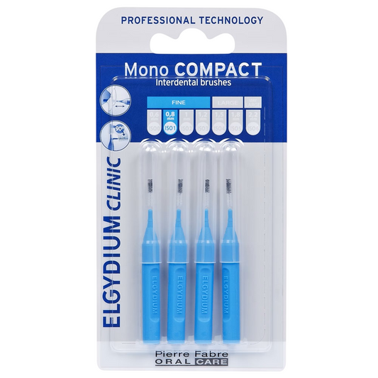 Set, Elgydium, Interdental Brush, Blue, 4 pcs