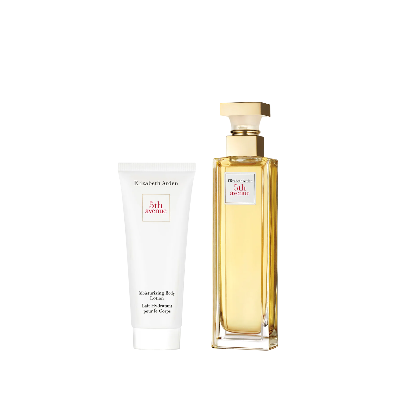 Set Elizabeth Arden: 5th Avenue, Eau De Parfum, For Women, 30 ml + 5th Avenue, Hydrating, Body Lotion, 50 ml
