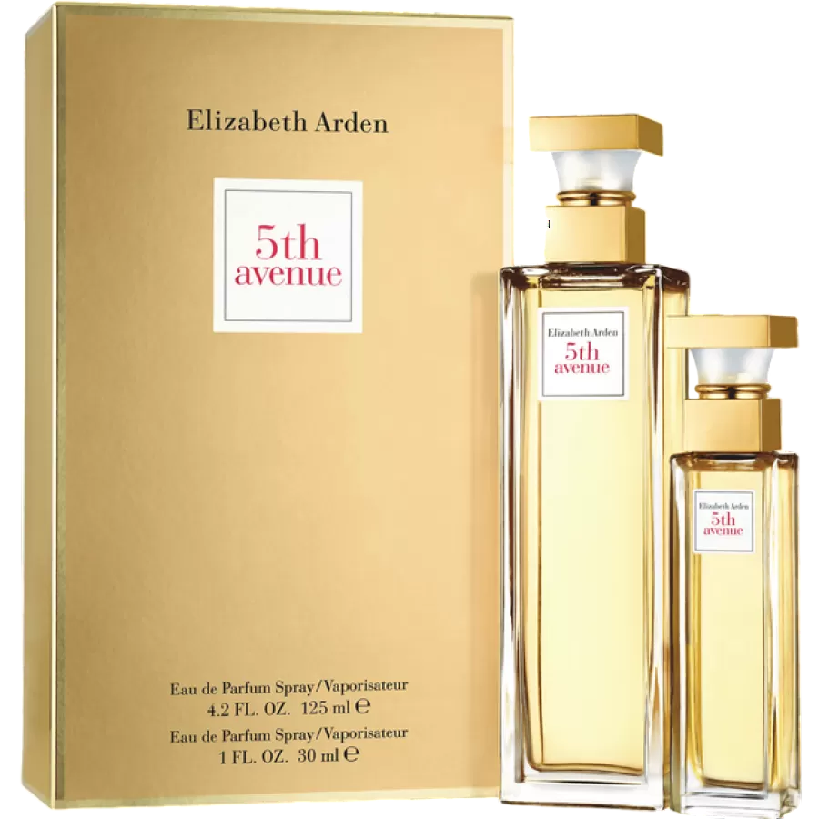 Set Elizabeth Arden: 5th Avenue, Eau De Parfum, For Women, 125 ml + 5th Avenue, Eau De Parfum, For Women, 30 ml